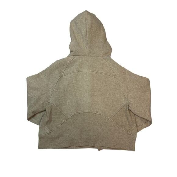 Lululemon Scuba Oversized Half-Zip Hoodie HEATHERED ALLSPICE XS/S - Picture 4 of 5